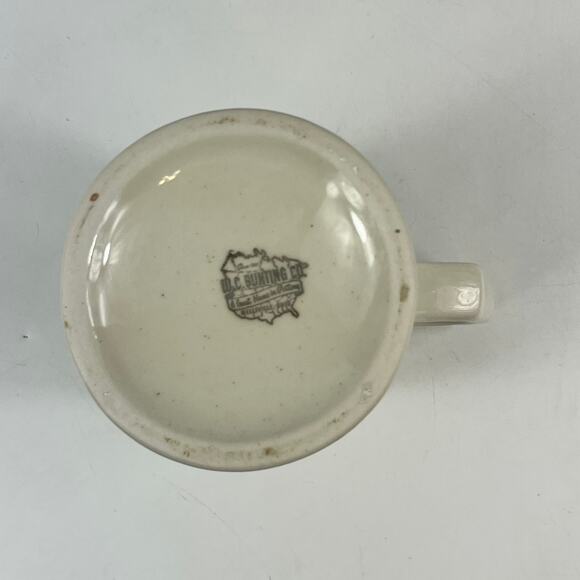 NYU University of New York Beer Mug Stein Coffee Cup Gold Trim Ceramic Vintage - Picture 6 of 9